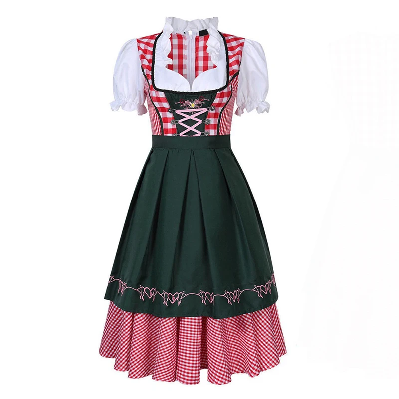 Utmeon платье с узким лифом и широкой юбкой Немецкий Октоберфест баварское пиво