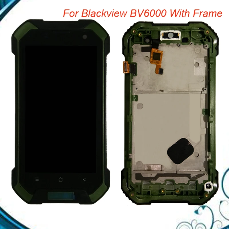 

For 4.7 inch Blackview BV6000 LCD Display+Touch Screen 100% Tested Screen Digitizer Assembly Replacement With Frame IN Stock