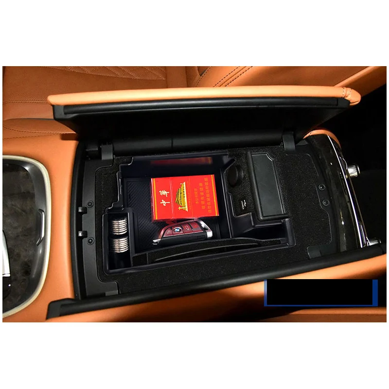 

lsrtw2017 abs car armrest storage plate for bmw 7 series 730i 740i 750i 760i G11 2016 2017 2018 2019