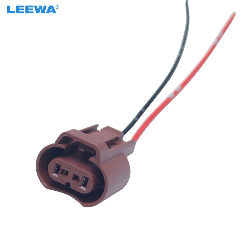 LEEWA 10 шт. Автомобильные противотуманные фары для Toyota Honda Mazda лампы 9006 HB4 разъем с