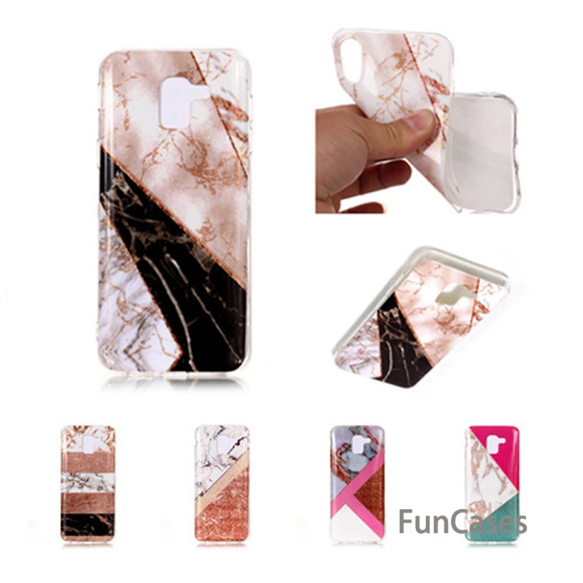 

Case For Samsung Galaxy Note 9 A6 A8 Plus 2018 J4 J6 J7 J8 2018 Silicone Case Glitter Powder Marble Soft TPU Phone Case