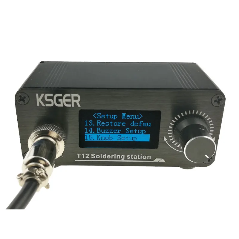 KSGER 70 Вт V2.01 STM32 OLED T12 контроллер температуры паяльная станция 907 паяльная ручка 88x38x40 мм