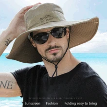 Мужская Летняя Рыбацкая шляпа наружная Солнцезащитная шляпа мужская пляжная соломенная шляпа альпинистская рыболовная Кепка туристический подарок красивый мальчик