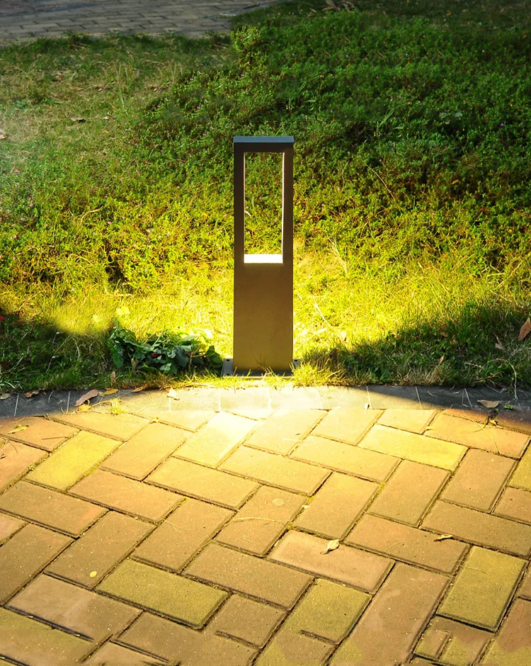 Lâmpada do Gramado Simples e Moderno ao ar Livre à Prova Dwaterproof Água Jardim Paisagem Luzes Villa Led Ip65 8 Luminárias gramado