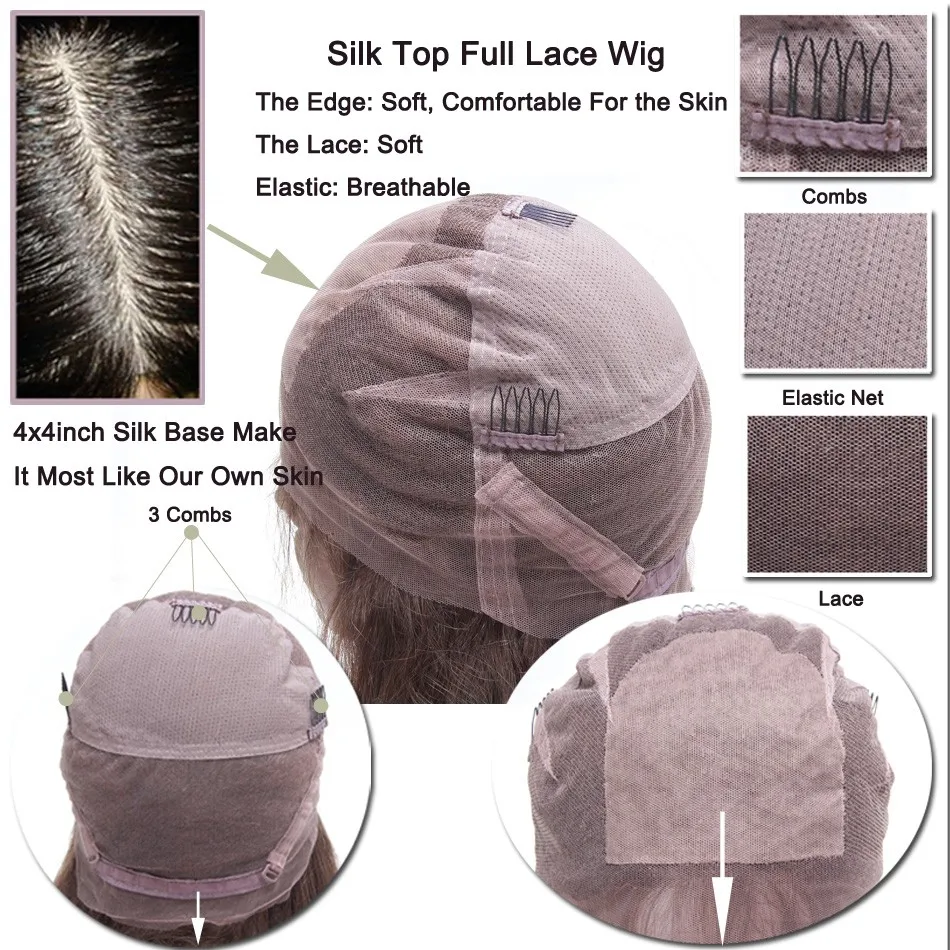 Full silk cap lace wig Clearance