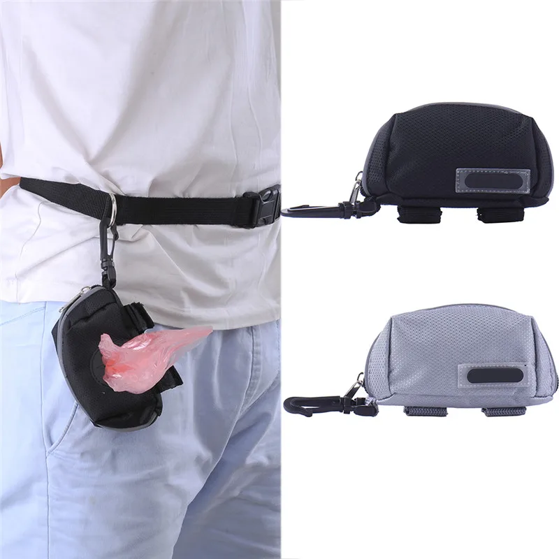 

TAONMEISU Eco-friendly Pets Poo Bag Holder Outdoor Training Running Walking Pets Dog Cat Poo Bag Leash Attachment Waist Pouch
