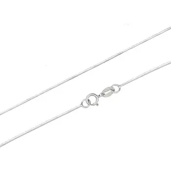

Thin Real 925 Sterling Silver Slim Snake Chain Necklace Women Gilrs Kids Men Jewelry 35cm/40cm/45cm/50cm/60cm/80cm Kolye Ketting