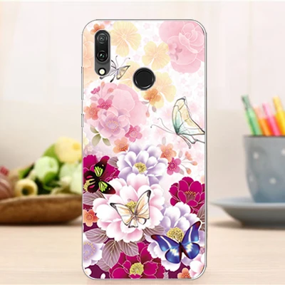 Чехол для Huawei Y6 2019 Обложка чехлы Prime мягкий чехол Φ Y 6 чехлы|Бамперы| |