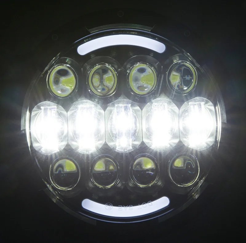 FADUIES Super Bright 12V 105W H4 7 inch led headlight with White DRL Yellow Turn Signal Lamp For AM General Hummer 1992~2001 (17)