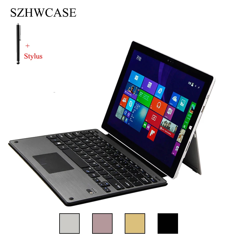 

Wireless Bluetooth Keyboard For Microsoft Surface Pro 6/5/4 Case Cover For Surface Pro 3 4 Tablet Flip Stand Capa +Stylus