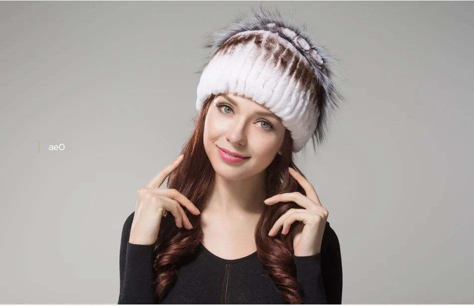 fur woman winter hats PCM009 (13)