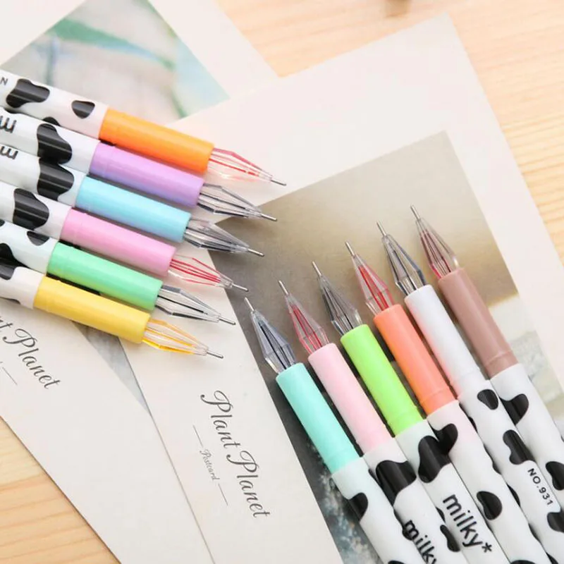 12 шт., креативная гелевая ручка с ромбовидной головкой, 12 цветов, 0,38 мм, цветные, для детей, студентов, подарок, канцелярские принадлежности, школьные офисные принадлежности