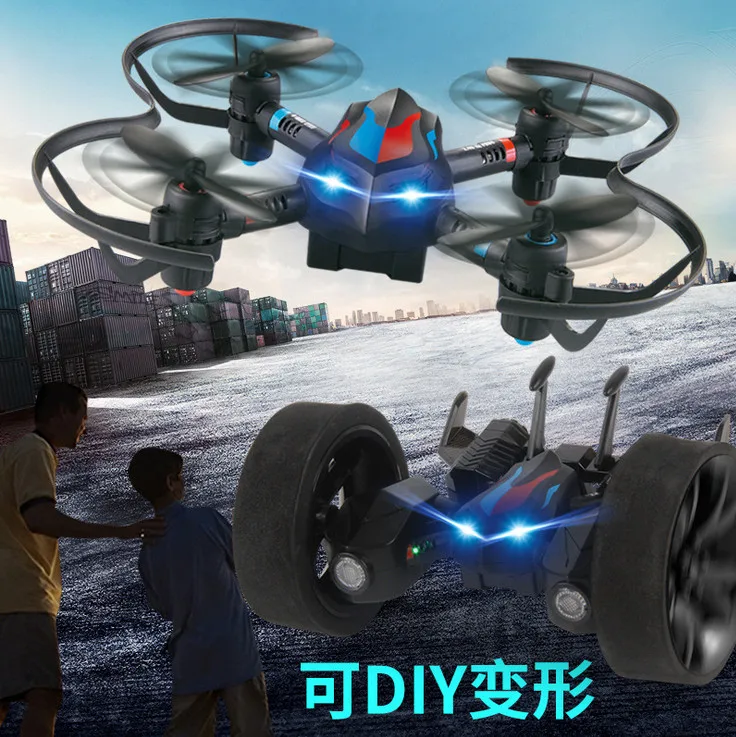 LiDiRc L18 Air ground Drones Quadrotor DIY Deformable Stunt font b Wireless b font Remote Control