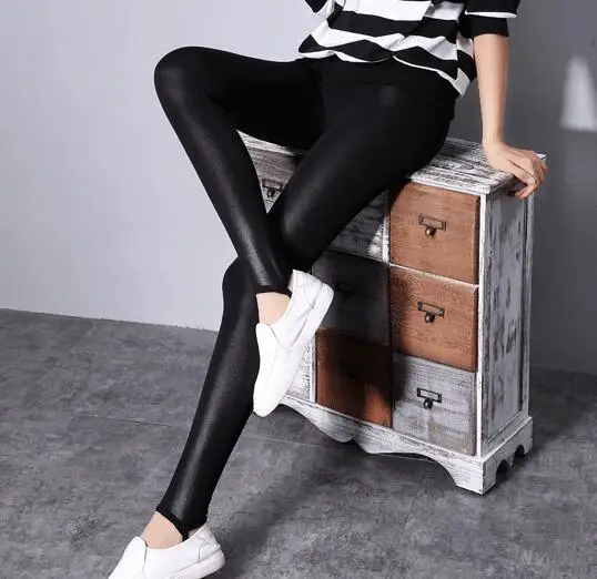 

MZ-G01 NEW Leather Pants Women High Waist Pencil Velvet Warm Winter