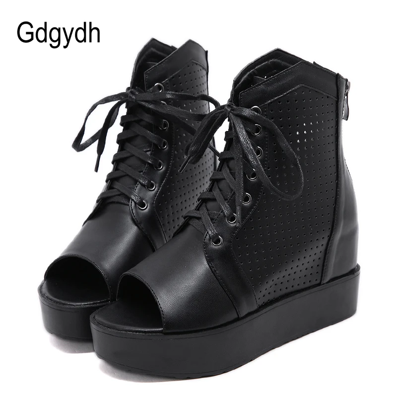 platform waterproof boots