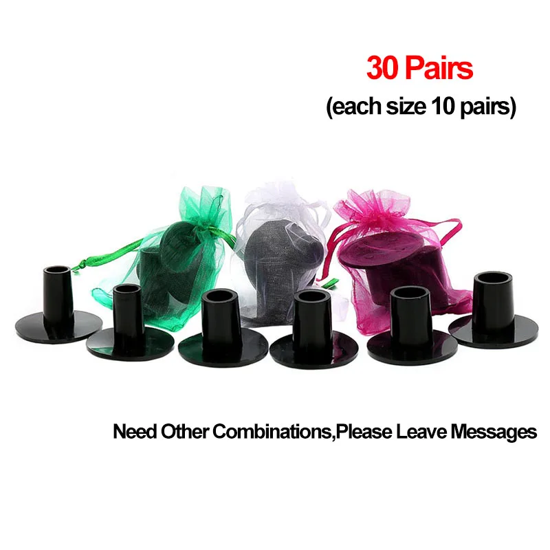 От 9 до 60 пар Для женщин высокий каблук протекторы Свадебная вечеринка туфли шапки колпачки на каблук протекторы каблуков, шпилек - Цвет: Black30-SML X10