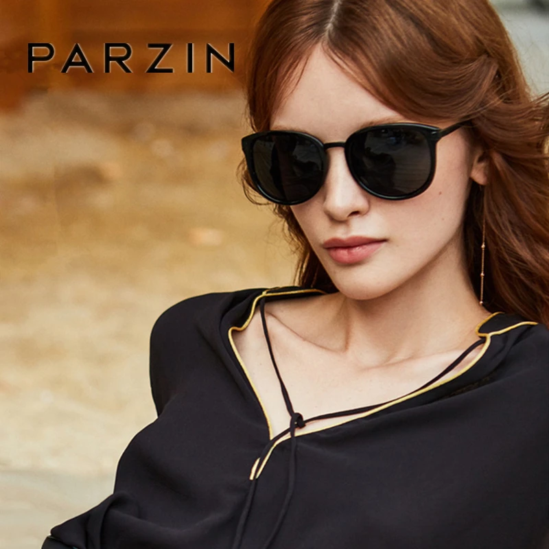 PARZIN роскошные солнцезащитные очки для женщин для бренд Покрытие поляризованные Защита от солнца очки вождения анти УФ Леди Ретро