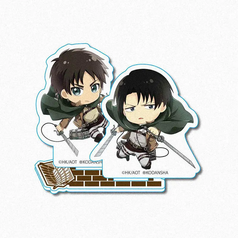 

Anime Attack On Titan Display Stand Figure Model Plate Holder Japanese Cartoon Shingeki no Kyojin Figure Acrylic Collections