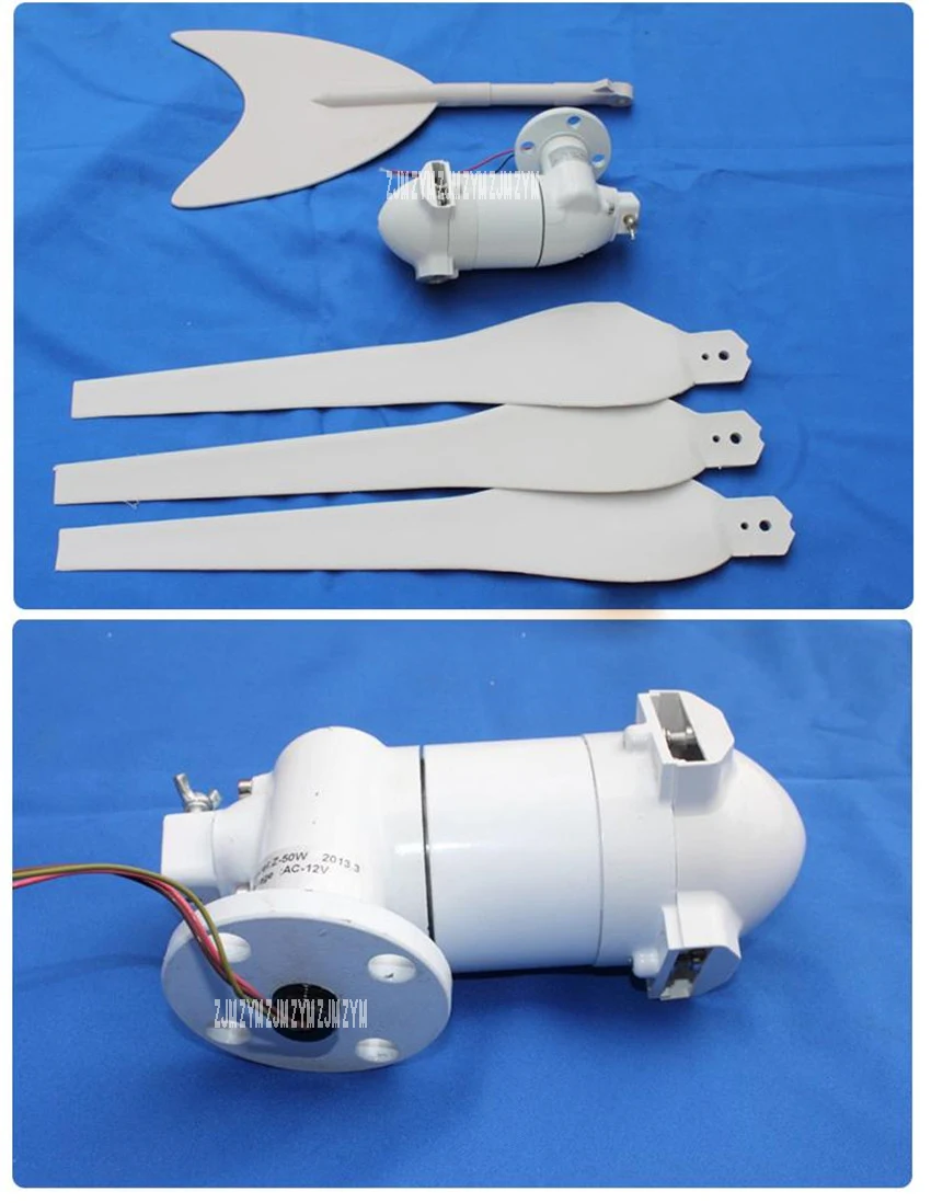 Gerador de Vento Gerador de Energia Nova Chegada Pequena Turbina Eólica 12 - 24 v Opção 50 w 1050r m Velocidade 3 Peças Deixa P-50w Fonte de alimentação de comutação