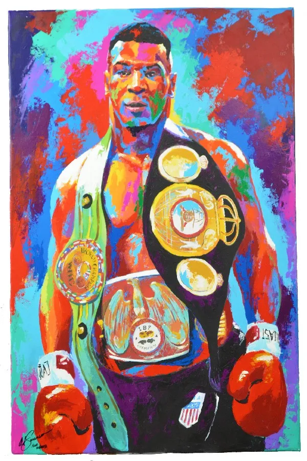 DIY frame Mike Boxer Boxing Sports Wall Decor posters art silk Fabric Poster KKDLS | Дом и сад