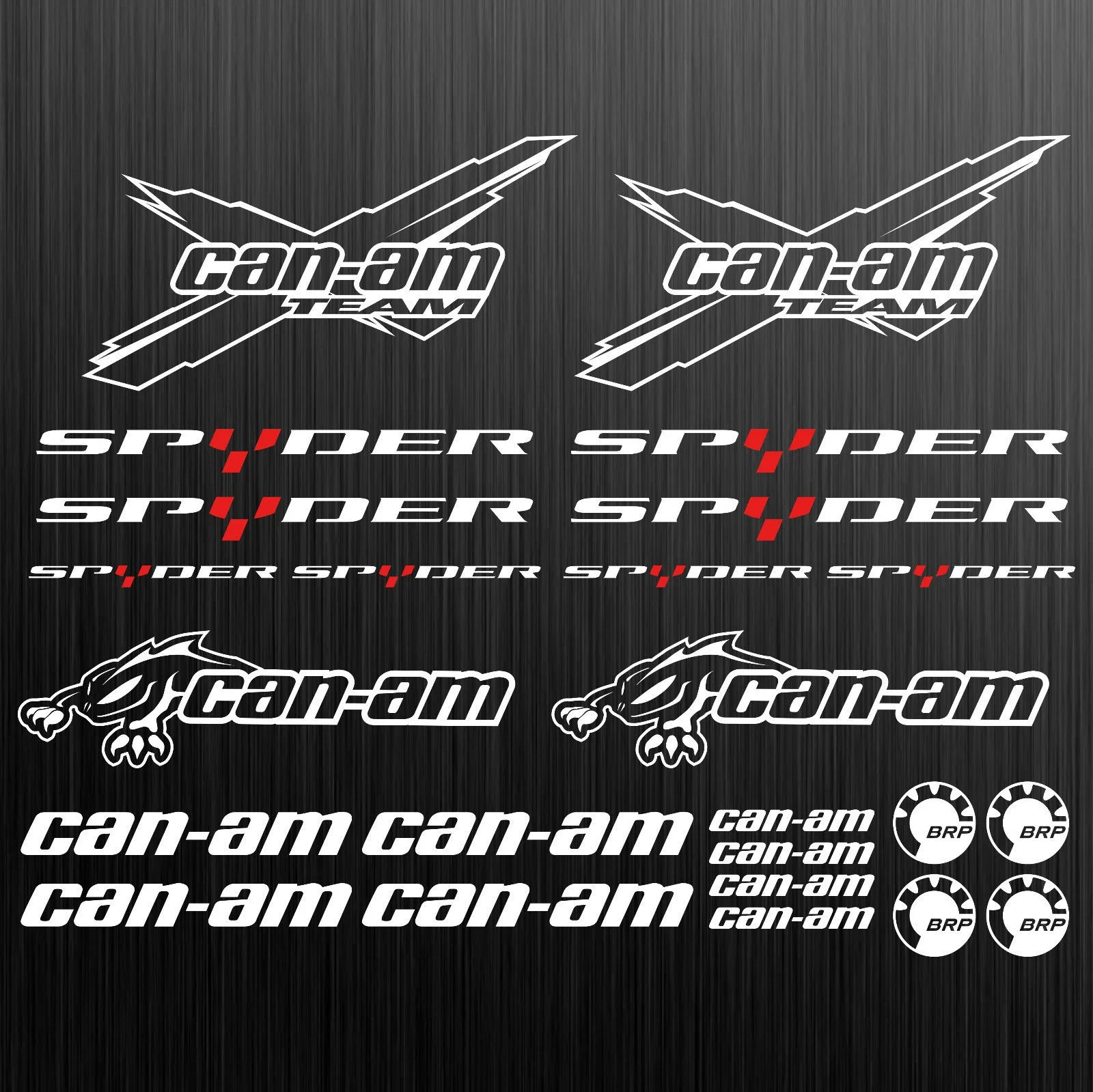 Для Can-am Canam Team BRP Spyder наклейка Quad ATV 24 шт. автомобильный Стайлинг