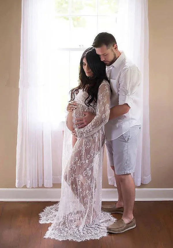 

Maternity Dresses Maternity Photography Props Plus Size Dress Elegant Fancy Pregnancy Photo Shoot Mermaid Long Dress