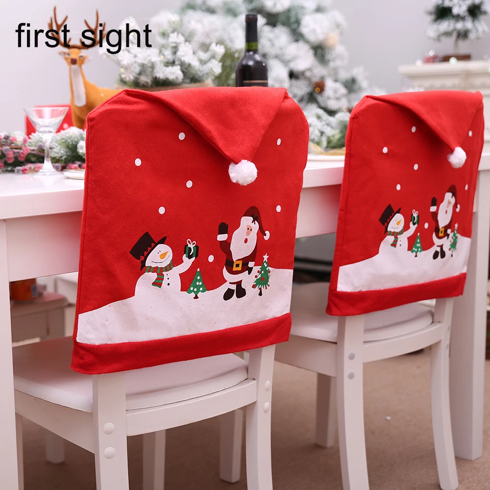 

Christmas Decorations Christmas Table Foot Sets Home Dressing Table Chairs Covers Creative Dress Ups