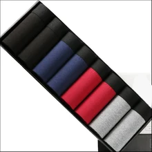 8 шт./лот, Однотонные эластичные шорты, боксеры, чистый цвет, мужские трусы, наборы, мужские боксеры, летнее сексуальное нижнее белье, цветные, Модальные Мужские шорты