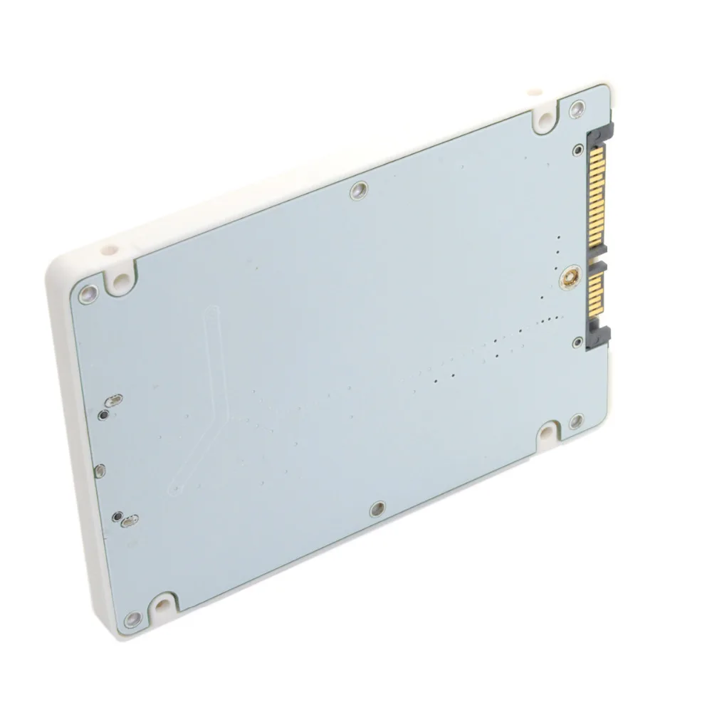 

Jimier 7mm 2.5" SATA 22pin to A1425 A1398 MC975 MC976 MD212 MD213 ME662 ME664 ME665 SSD Hard Disk Case Enclosure White Color