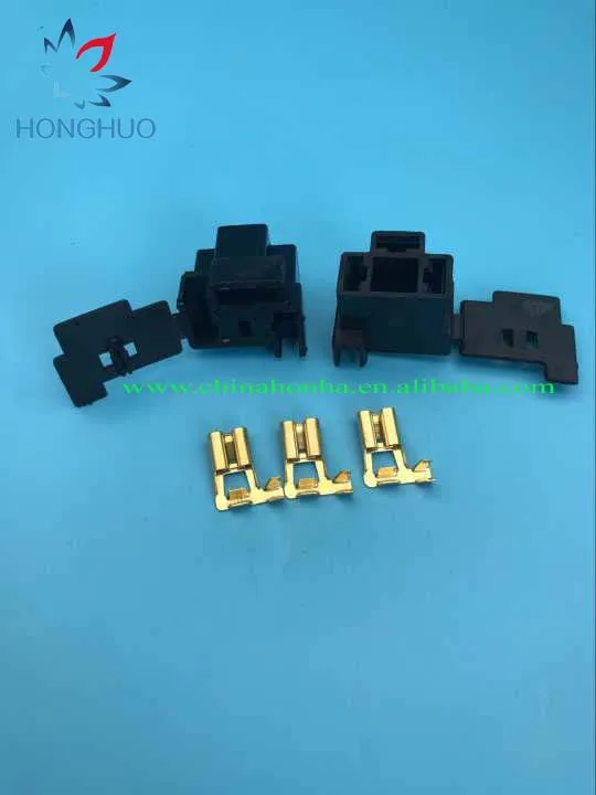 

3pin3way H4 передняя фара автомобильный разъем розетка корпус