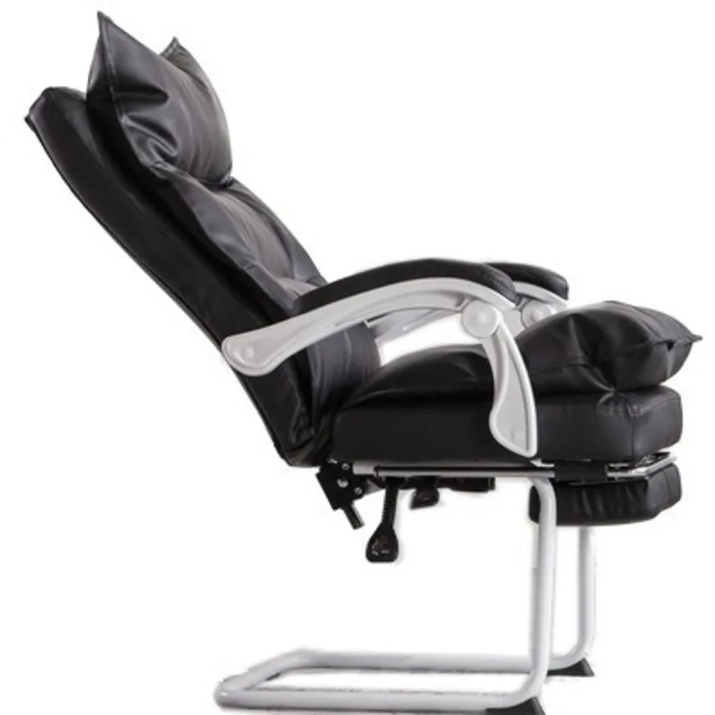 

Luxury Quality Live Gaming Office Boss Poltrona Chair With Footrest Synthetic Leather Ergonomics Can Lie Household Steel Feet