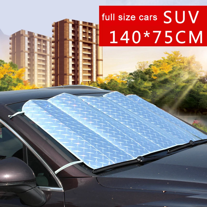1pcs Windshield Sunshade Thickening Laser Car Cover Sun UV Rays