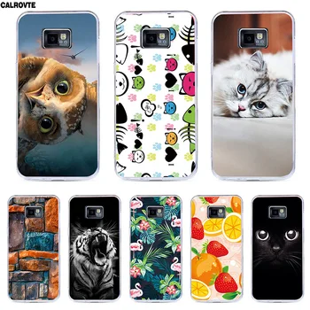 

Case for Samsung Galaxy S2 S 2 SII i9100/S2 Plus i9105 Soft TPU Cover Painting Cases Patterned Animal Colourful Shell