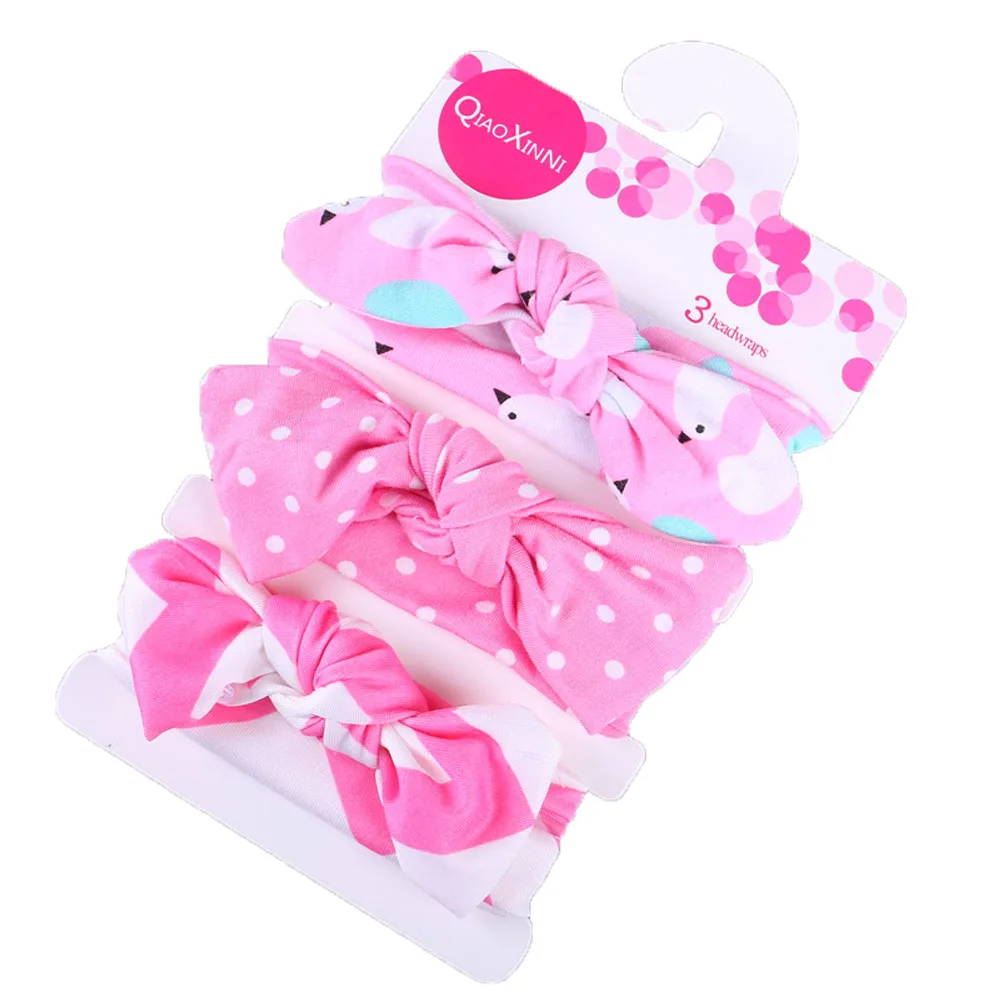 

3pcs\set Newborn Headband for Babies Children's Headband Bandage for Girls Baby Accessory Children's Hair Ties New Year Gifts