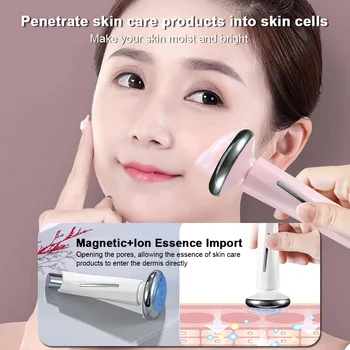 

Eye Massager Wand Facial Massager Magnetic+Ion Essence Import Micro Current Vibration For Reducing Wrinkles Whitening Firming