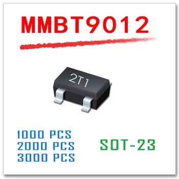 

MMBT9012 SOT-23 1000PCS 2000PCS 3000PCS S9012 9012 marking 2T1 smd sot23 pnp freeshopping 25V 500MA 2SC9012 2N9012