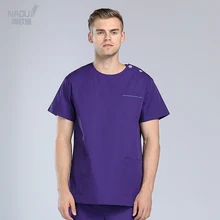Хирургическая Одежда Ручная стирка одежды с короткими рукавами Кисточки ручной Костюмы Для мужчин Скраб Униформа