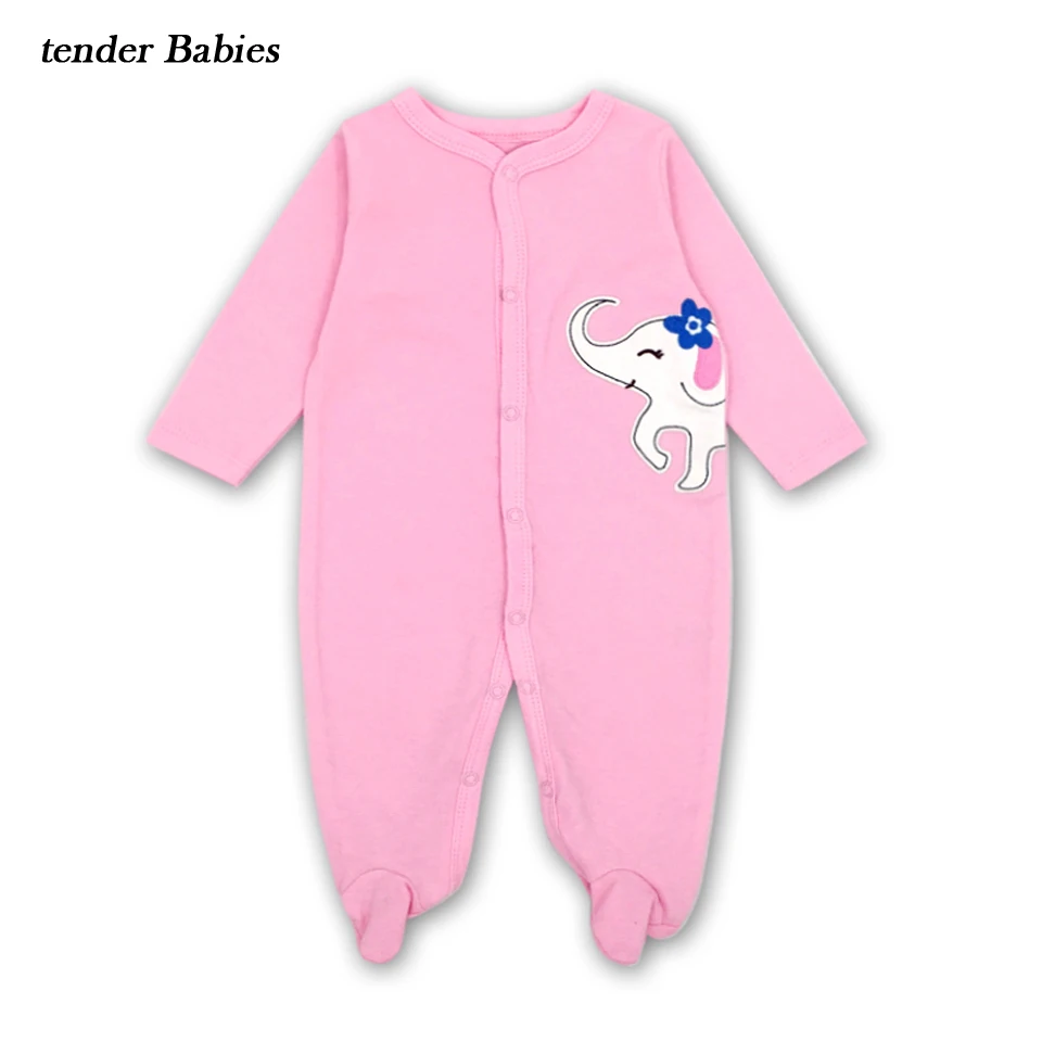 

New 2018 Autumn Winter Baby Rompers Clothes Long Sleeved Coveralls for Newborns Baby Boy Girl Baby Clothing Rompers Soft