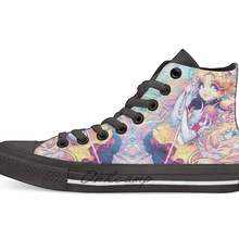 Kiseki Повседневная Высокая холщовая обувь кеды для дропшиппинг