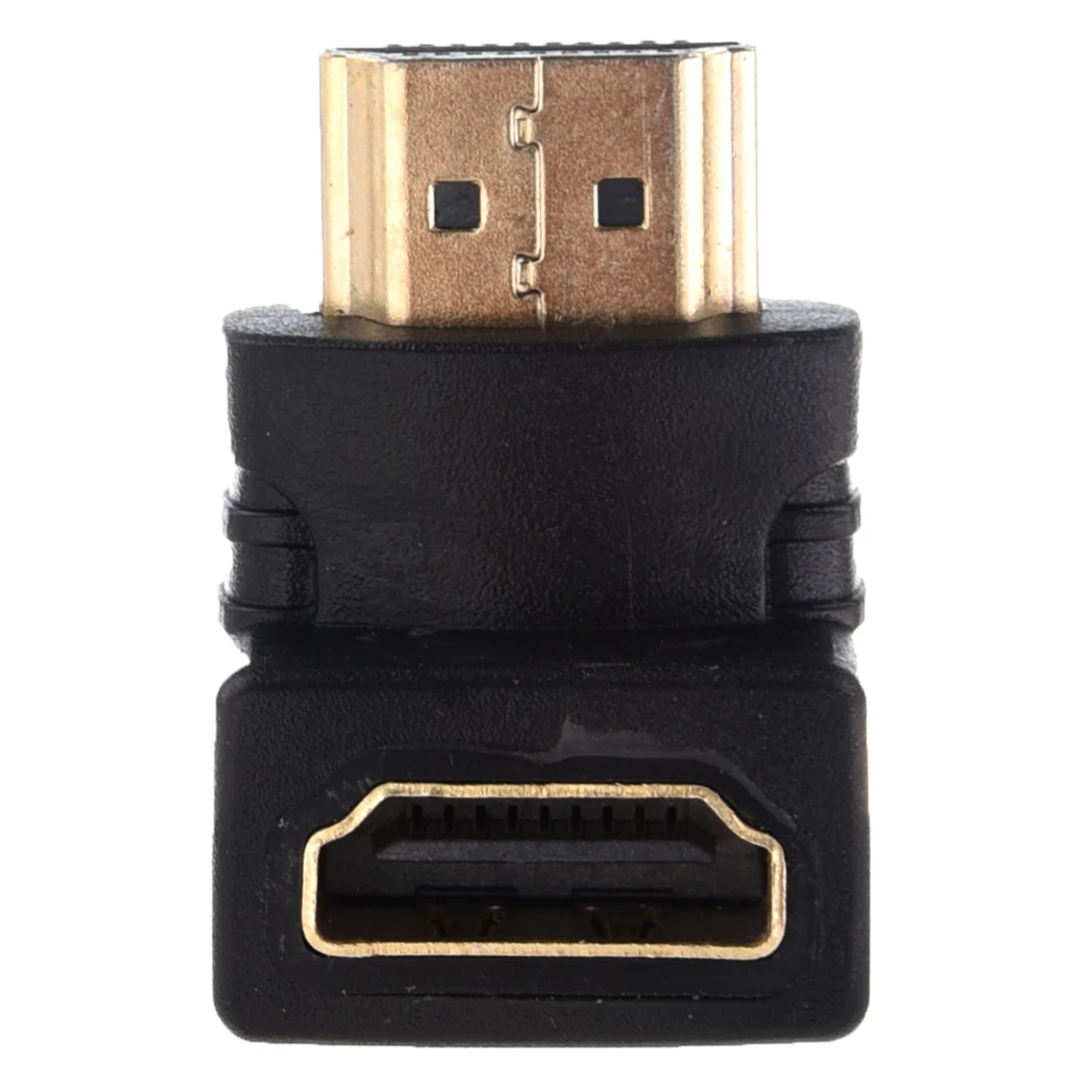 Адаптер HDMI 90 градусов под прямым углом l-типа(снизу) черный