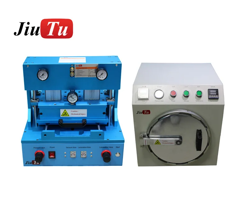 OCA Vacuum Laminating Laminator + Bubble Remove Machine LCD Refurbish Broken Edge Oled LCD Cracked Glass Replace Jiutu Brand (2)