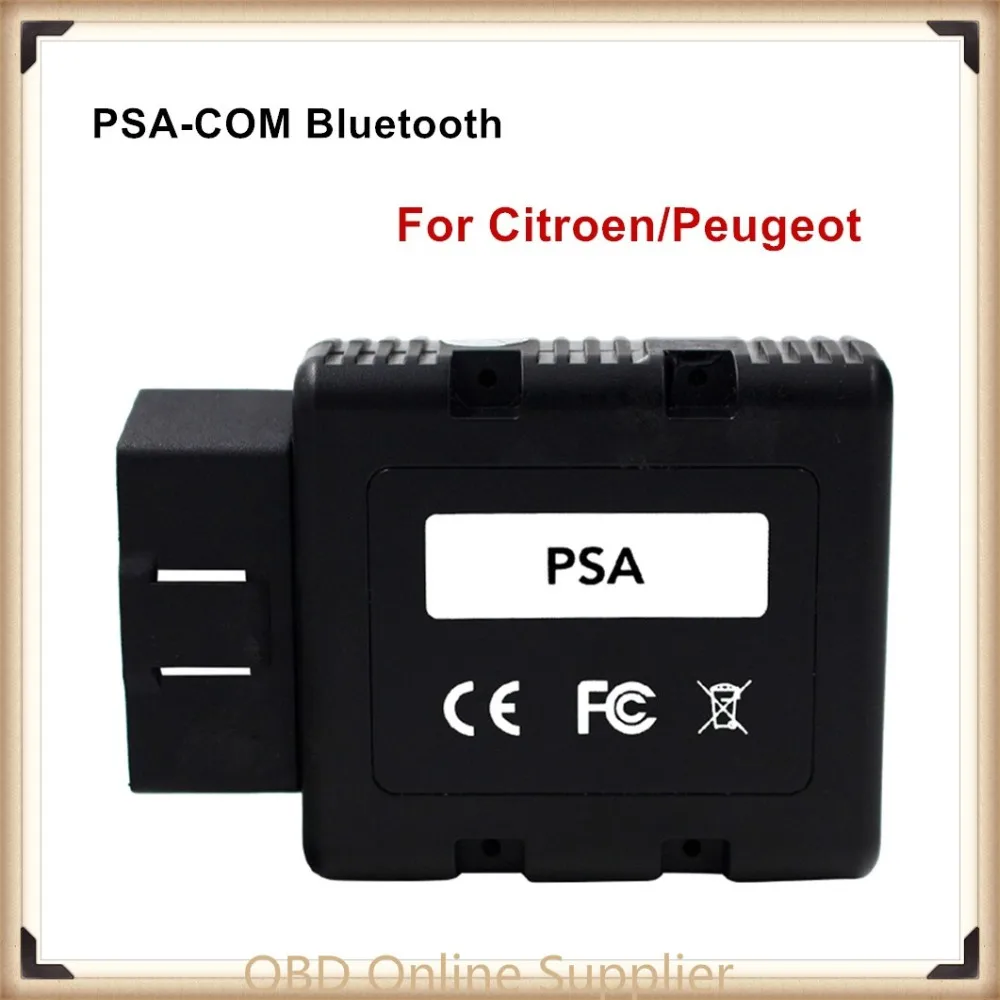 

2019 Latest For Citroen/Peugeot PSACOM PSA-COM Bluetooth Diagnostic Tool PSA COM OBD OBD2 For ECU/Key programming/DTC/Airbag