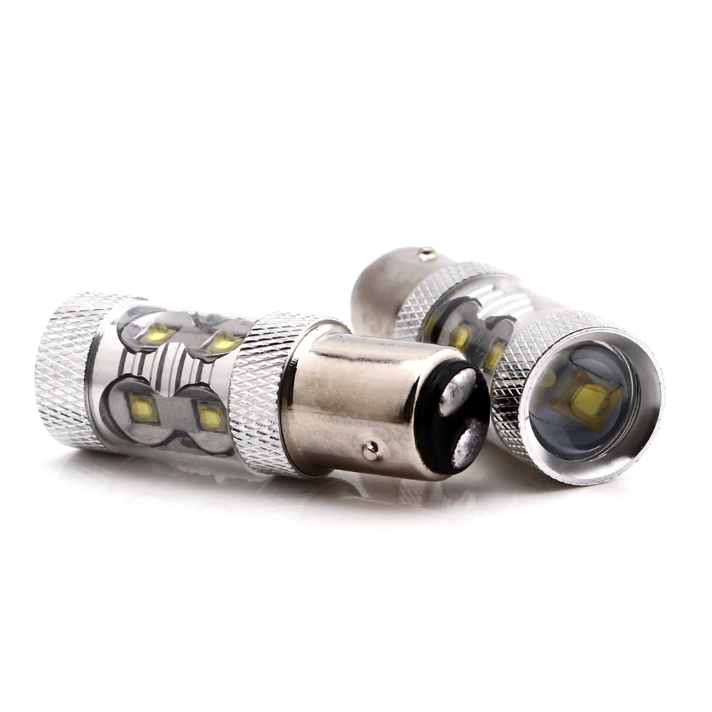 S25 1157 BAY15D P21/5 Вт 50 ручная сборка 3535 10 SMD 9 28V белый светильник лампы автомобильный
