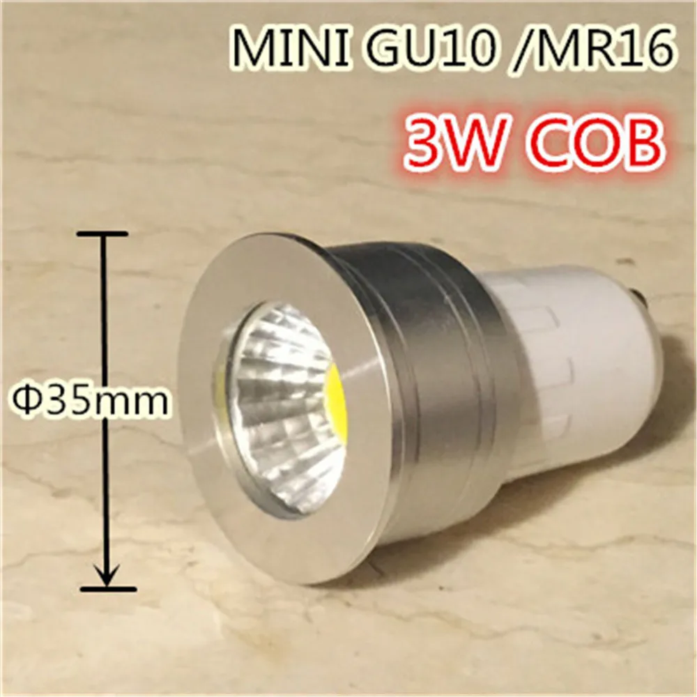 small lamp mini gu10 35mm spotlight 3w dimmable font b led b font font b bulb