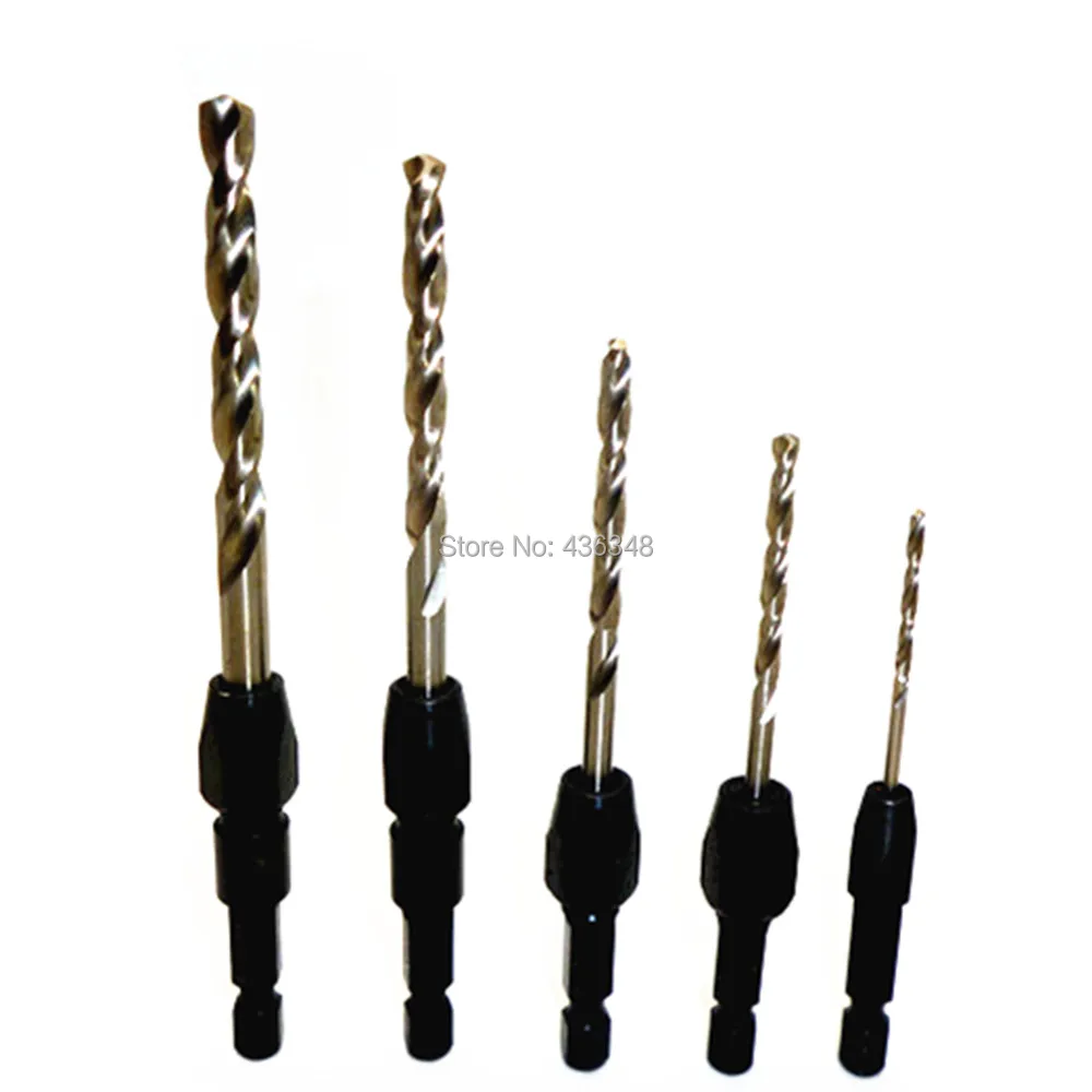 5pcs Hss6542 Twist Drill Bit Countersink