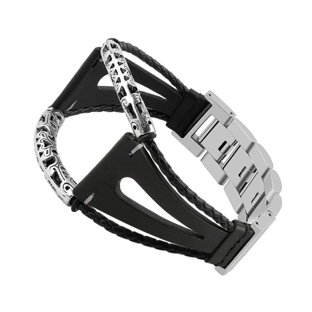 

Smartwatch Strap Smartband mi band Leather Bands Handmade Wristband Bracelet Straps For Samsung Galaxy Watch (46mm) Wristband