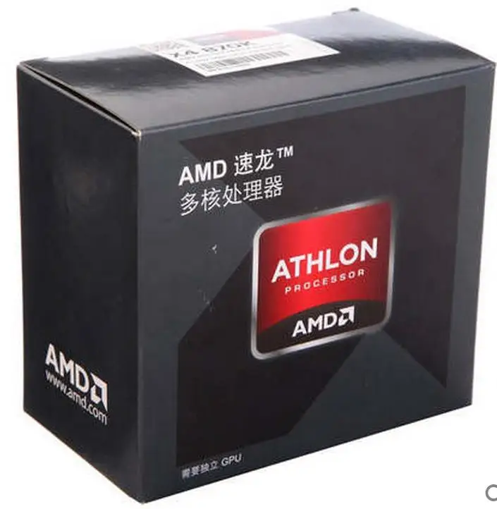 AMD Athlon X4 870 K X 870 K коробку с радиатор FM2+ Quad-Core Процессор работает должным образом настольный процессор