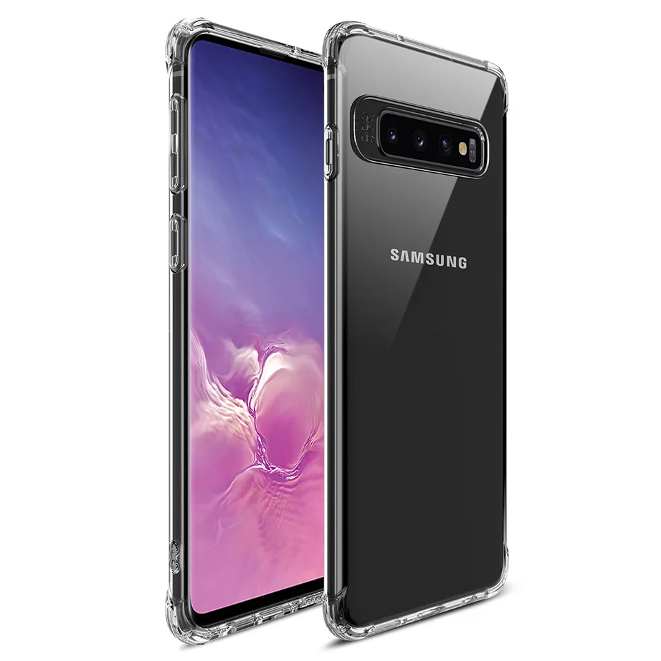 MSVII чехол с "воздушной подушкой" для samsung Galaxy S10 TPU мягкий прозрачный силиконовый чехол задняя крышка для samsung S10e S10 Plus чехол для телефона