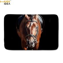 HUGSIDEA, домашний декор, входные, комнатные, для гостиной, коврики, 3D, с принтом Crazy Horse, напольный коврик, для кухни/столовой, коврики 40*60 см