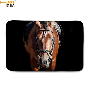 

HUGSIDEA Home Decorator Entrance Indoor Living Room Doormats 3D Crazy Horse Printing Floor Mat Kitchen/Dining Room Rugs 40*60cm